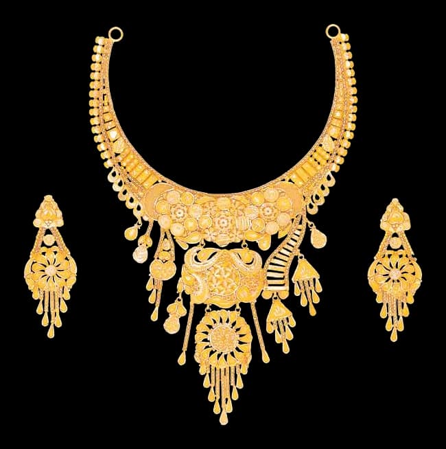Gold Necklace Set