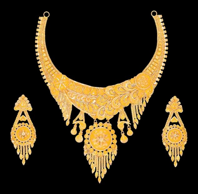 Gold Necklace Set