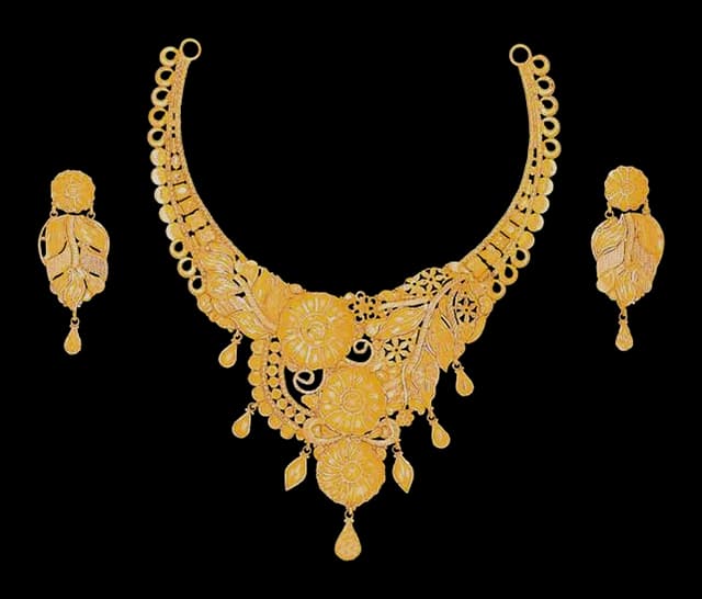 Gold Necklace Set