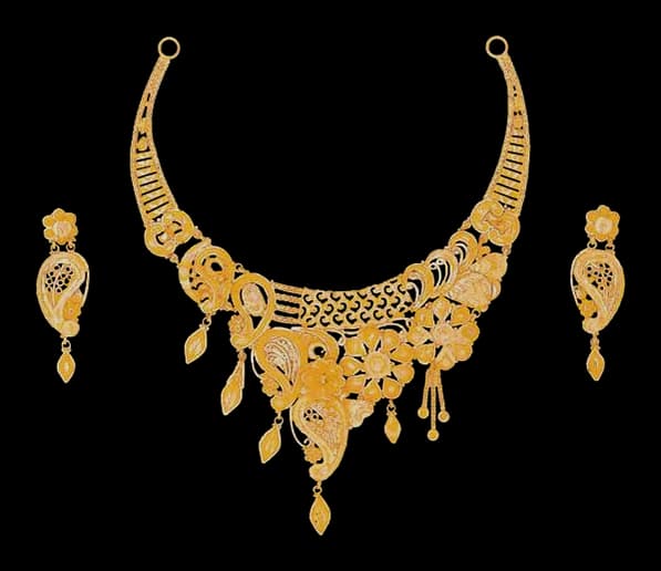 Gold Necklace Set
