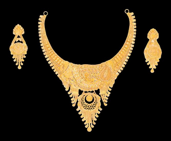 Gold Necklace Set