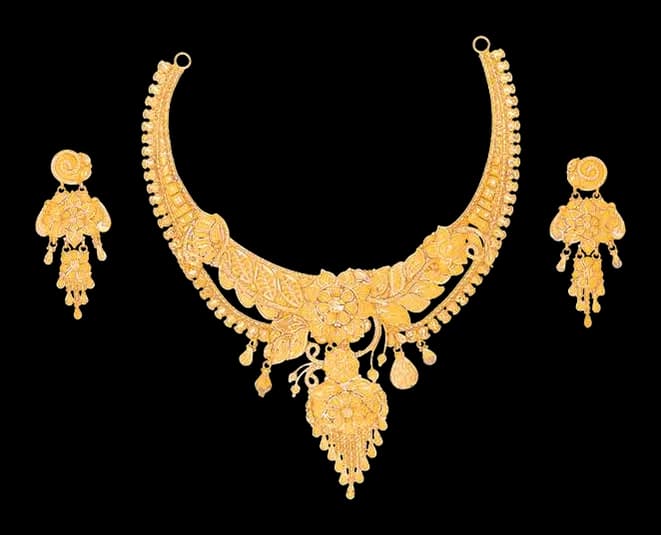 Gold Necklace Set