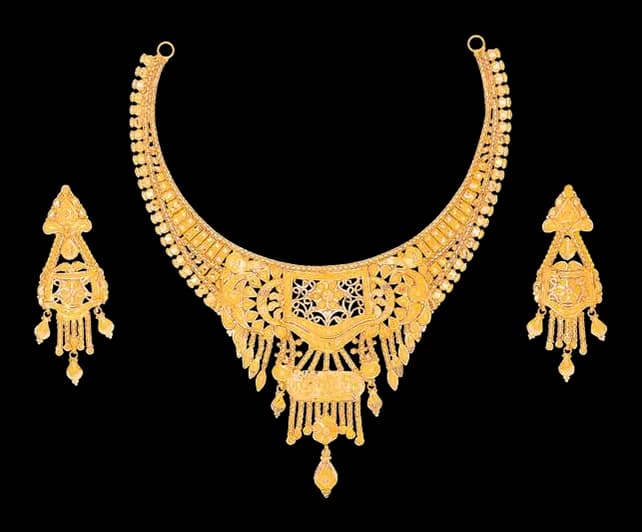 Gold Necklace Set